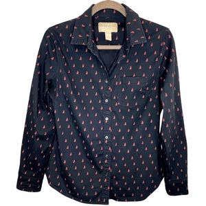 Banana Republic soft wash button down long sleeve shirt Small *